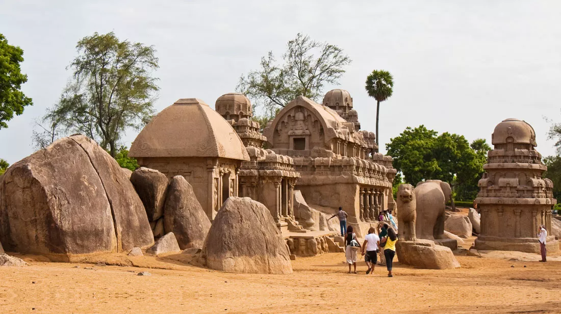 five-rathas-archaeological-site-mahabalipuram