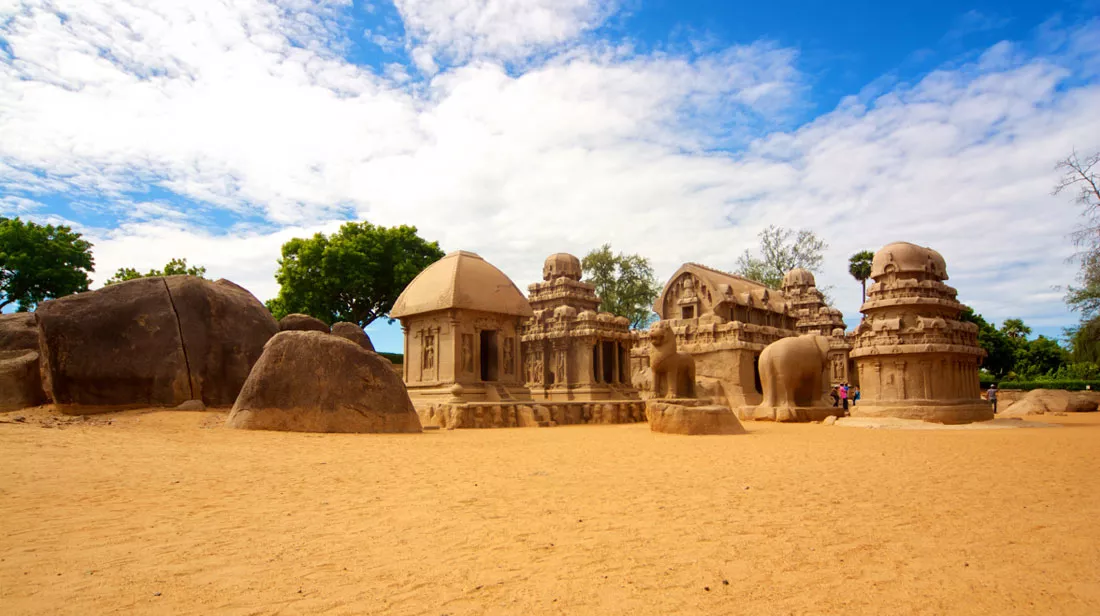 five-rathas-archaeological-site-mahabalipuram